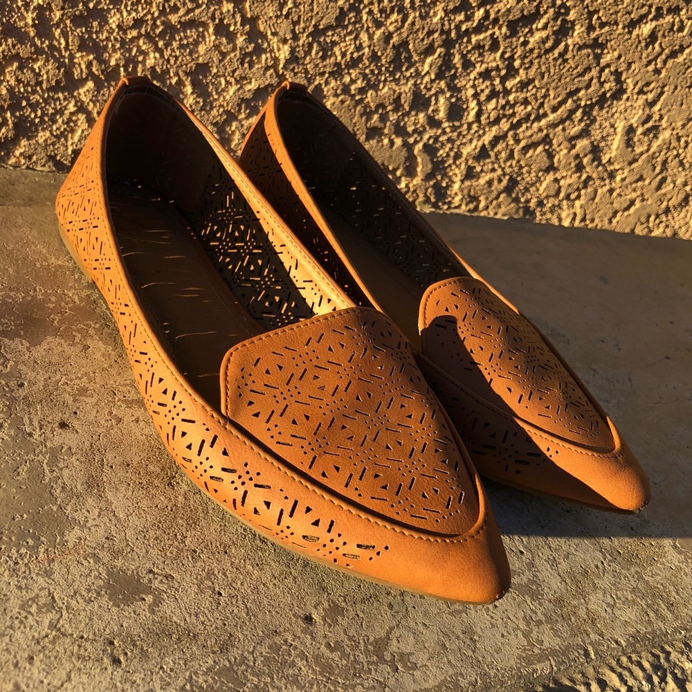 REPORT Flats, Brown, Size 8